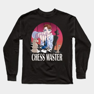 Chess Master Smart Board Game Player Long Sleeve T-Shirt